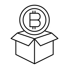 block reward outline icon
