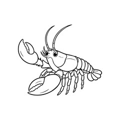 Cartoon Lobster