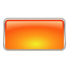 UI asset image vector png template yellow rectangular 3D short button