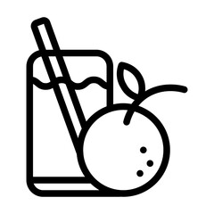 icon juice with style outline