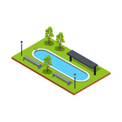 Urban Park Pool View