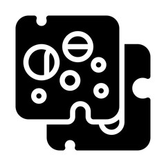 icon cheese with style glyph