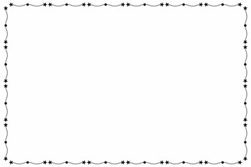 Simple frame with white background, simple art and photo frame, Unique Border