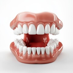 Obraz premium Full set of healthy human teeth