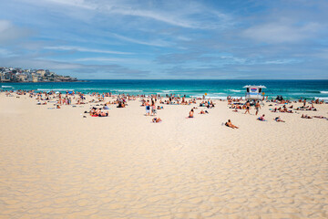 Bronte Beach with its clear waters is a small and popular recreational beach; for surfers and...