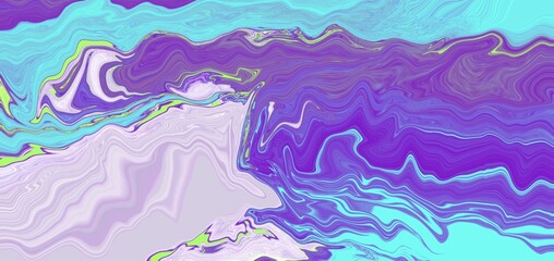 Vibrant Abstract Marble Texture with Fluid Gradient Flow