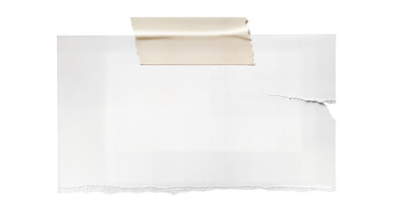 various pieces of masking tape isolated with clipping path on a white background.