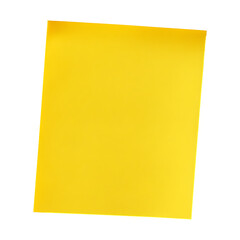 Yellow sticky post it note high quality realistic image