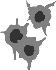 Bullet Hole Vector