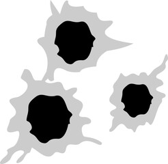Bullet Hole Vector