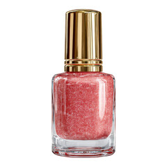 high-quality photorealistic nail polish on white and transparent background.