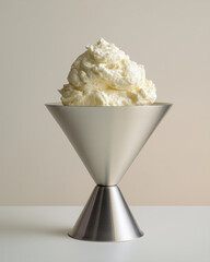 ice cream in a bowl. Generative AI