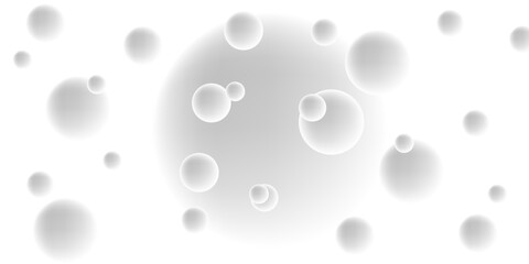 Abstract geometric background with soft white and gray gradient for high tech graphic business background. Template illustration design, web background, wallpaper, desktop, bubbles.