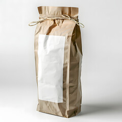 Soil Bag with Printed Label Isolated on Transparent or White Background, PNG