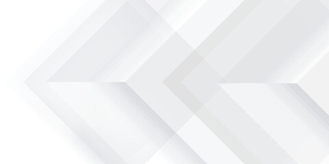 Abstract white and grey arrows futuristic technology background concept high-speed movement. Dynamic motion hi tech digital arrows and stripes. © Hanofa Febriyanti
