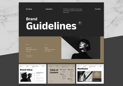 Brown And Black Brand Guidelines