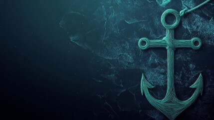 Dark blue abstract background anchor