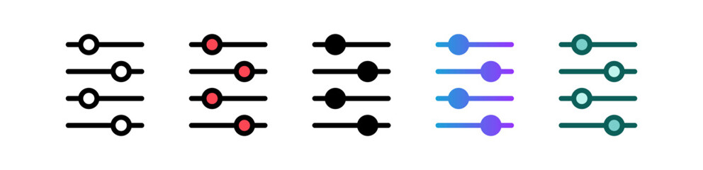 Volume Control multiple icon