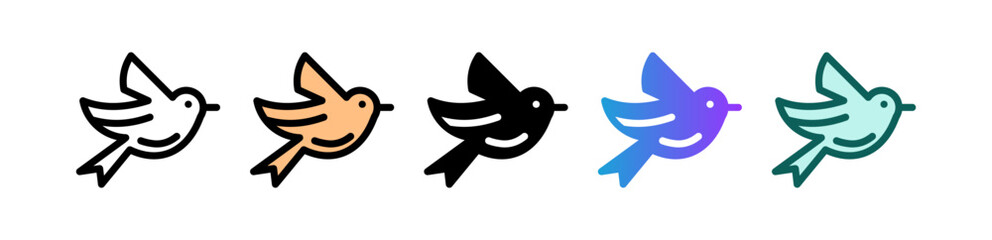 Bird multiple icon