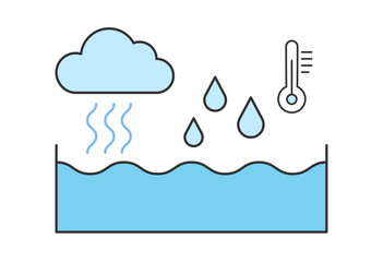 Illustration of Condensation of Water Vapor

