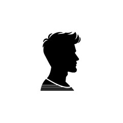man profiles silhouette , man avatar