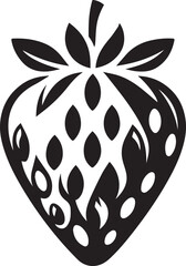 silhouette of a strawberry vector, strawberry illustration, strawberry vector