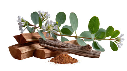 Sandalwood and Eucalyptus: Aromatic blend of sandalwood and eucalyptus with blossoms.