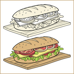 Food dishes collection