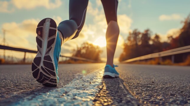 Runner stretching before a marathon race, focusing on pre-exercise routines.