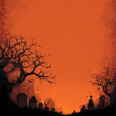 halloween full background design