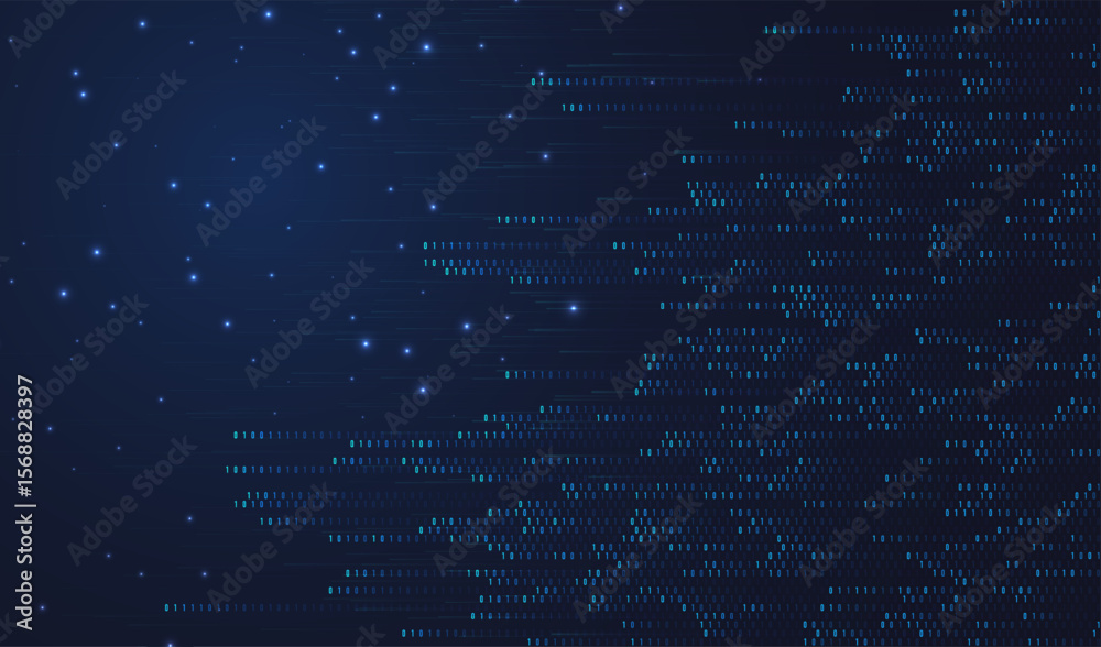 Poster abstract big data code representation. modern high-tech data background. graphic concept for your de