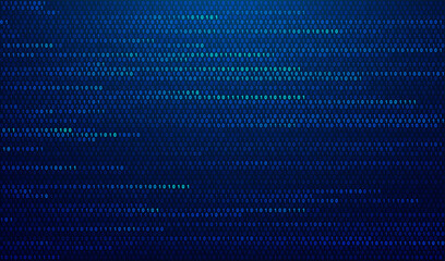Abstract big data code representation. Modern high-tech data background. Graphic concept for your design
