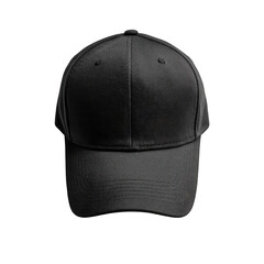Naklejka premium Blank black baseball cap