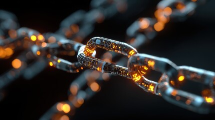 Abstract block chain technology system design for improving cyber security, high efficiency Internet technology, 3D, high quality, pop up, super smooth, connected,