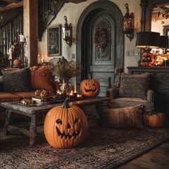 Obraz premium halloween holiday decoration image