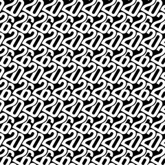 A simple pattern with white numbers on a black background