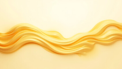 gold liquid flowing, undulating waves, abstract pattern, vibrant yellow color, fluid motion, digital art, blurred background, 4K and HD image
