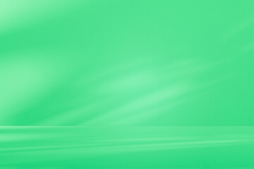 Wall interior background, studio and backdrops show products. with leaf shadow from window color beige and white. background for text insertion and presentation of product	