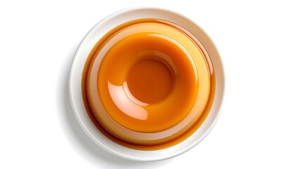 Creamy caramel custard dessert