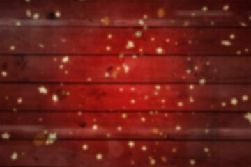 Blurred stars on red planks © vectorfusionart