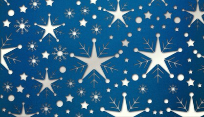 Snowflake wallpaper pattern