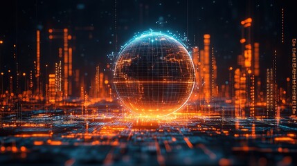 A real-time economic model where global industries adapt to AI-driven predictions