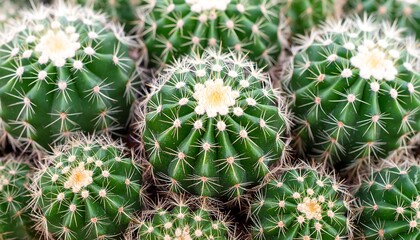 Close-up cactus cluster