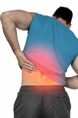 Man experiencing back pain