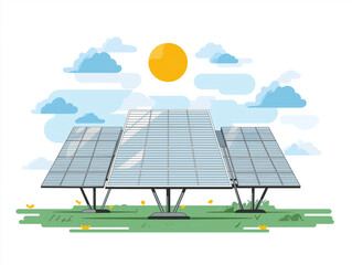 solar panels on the roof. Generative AI