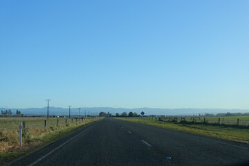 road in the countryside