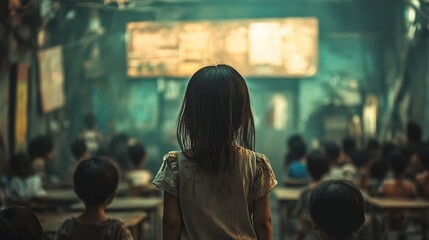 A rescue mission freeing children from a trafficking operation