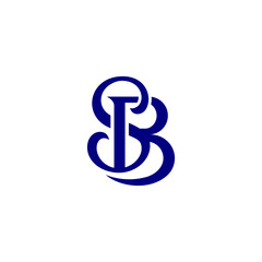 SB, BS letters abstract logo monogram