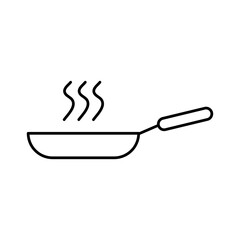 pan icon or logo isolated sign symbol vector, flat black linear illustration for web and app..eps