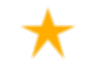 Fototapeta premium golden star isolated on white background